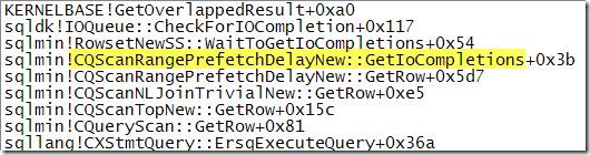 Checking for I/O completion
